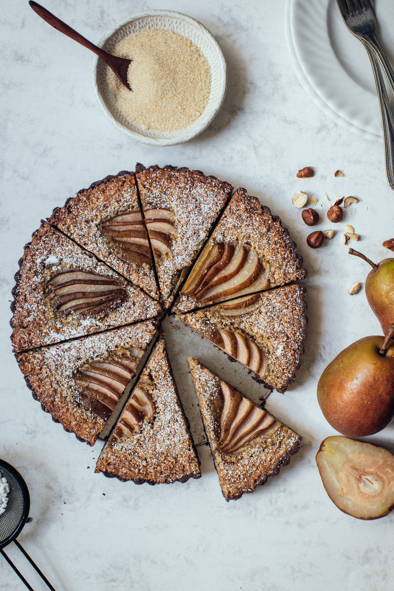 Bourdaloue Style Pear Tart