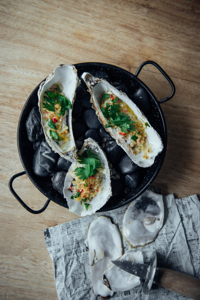 Oysters au Gratin with Parmesan In the mood for food