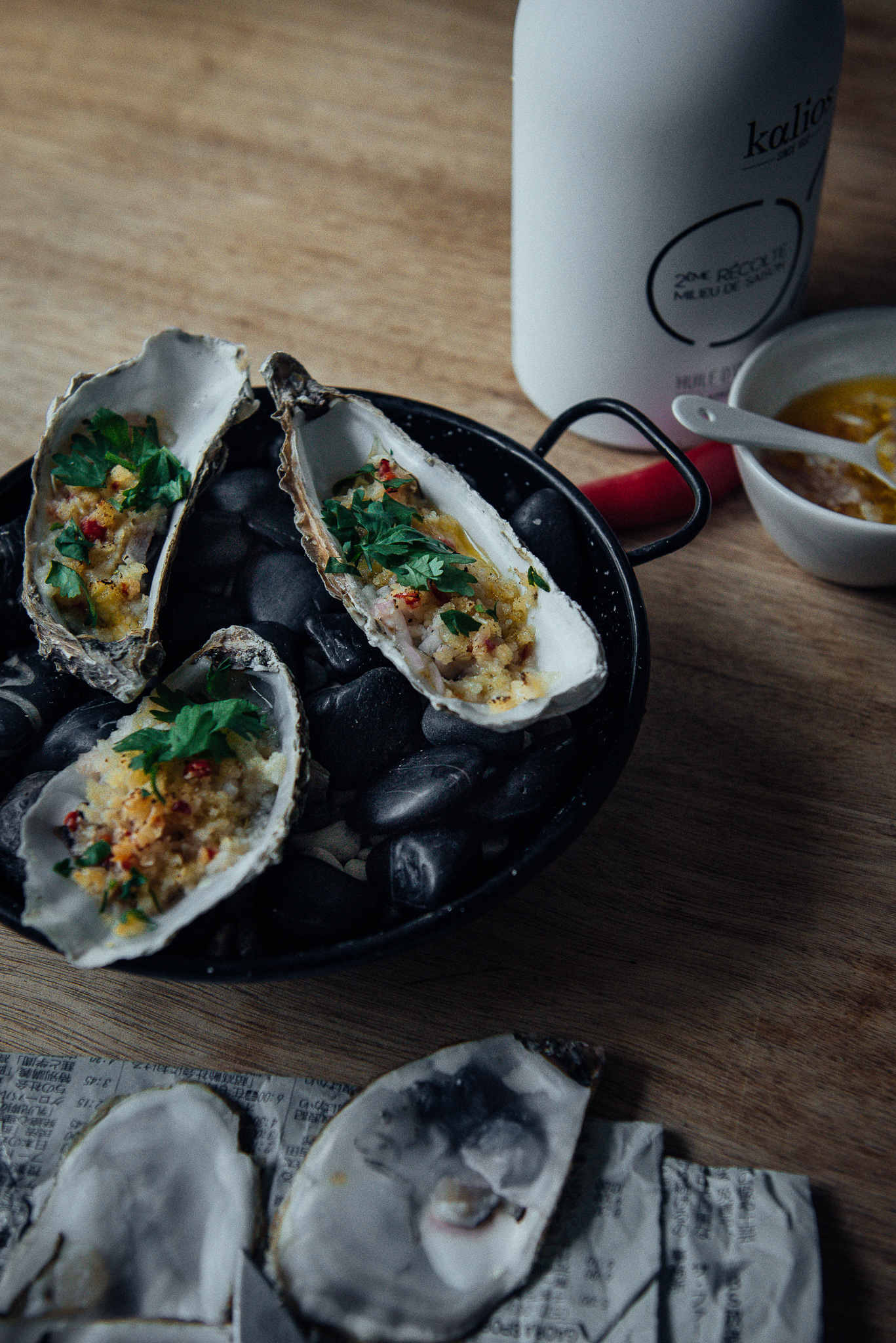 Oysters au Gratin with Parmesan